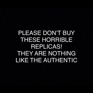 REPLICAS ARE THE WORST!